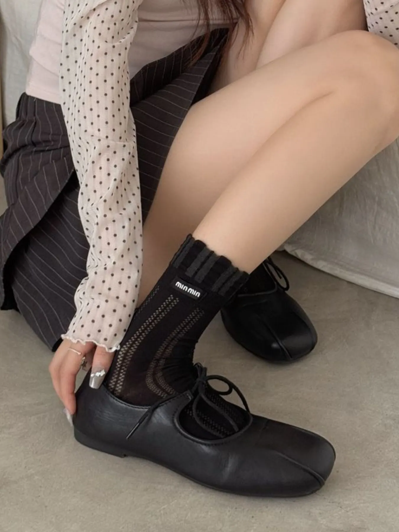 Knitted Crew Socks